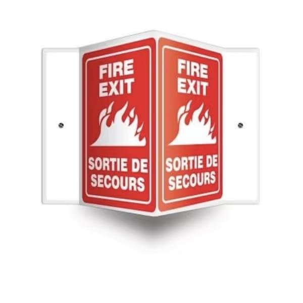Accuform PROJECTION SIGN BILINGUAL FRENCH FBPSP385 FBPSP385 - main